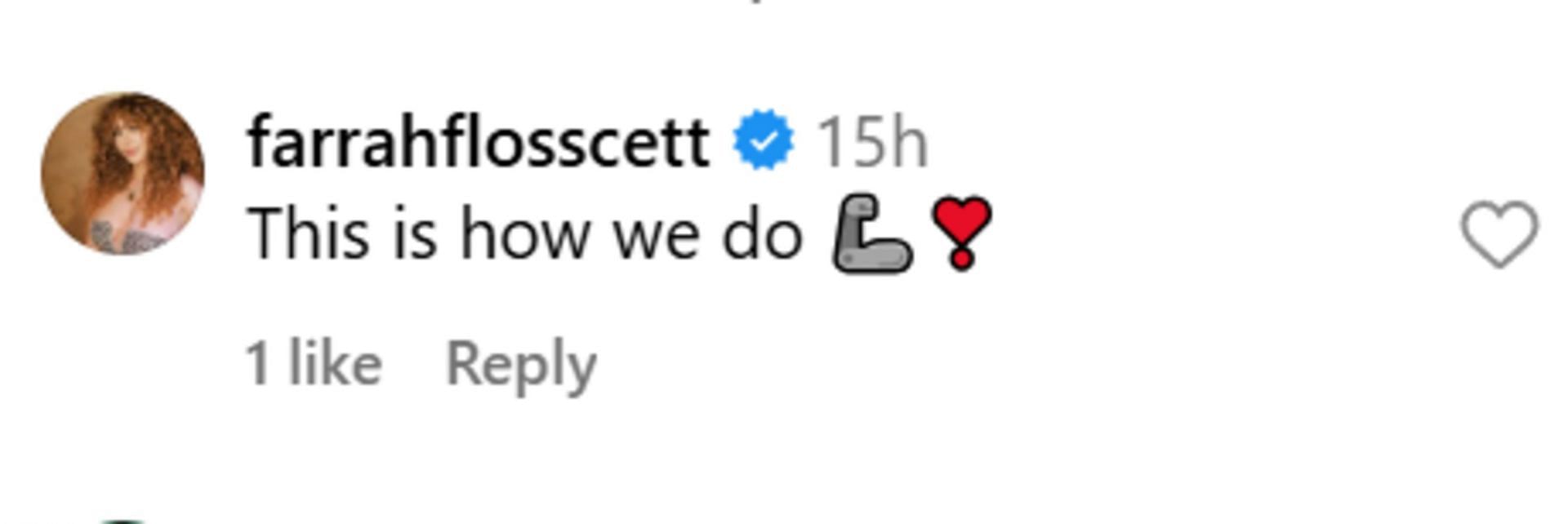 DJ Farrah Flosscett reacts to son Acaden Lewis' photo dump (source: IG/ acadenlewis)